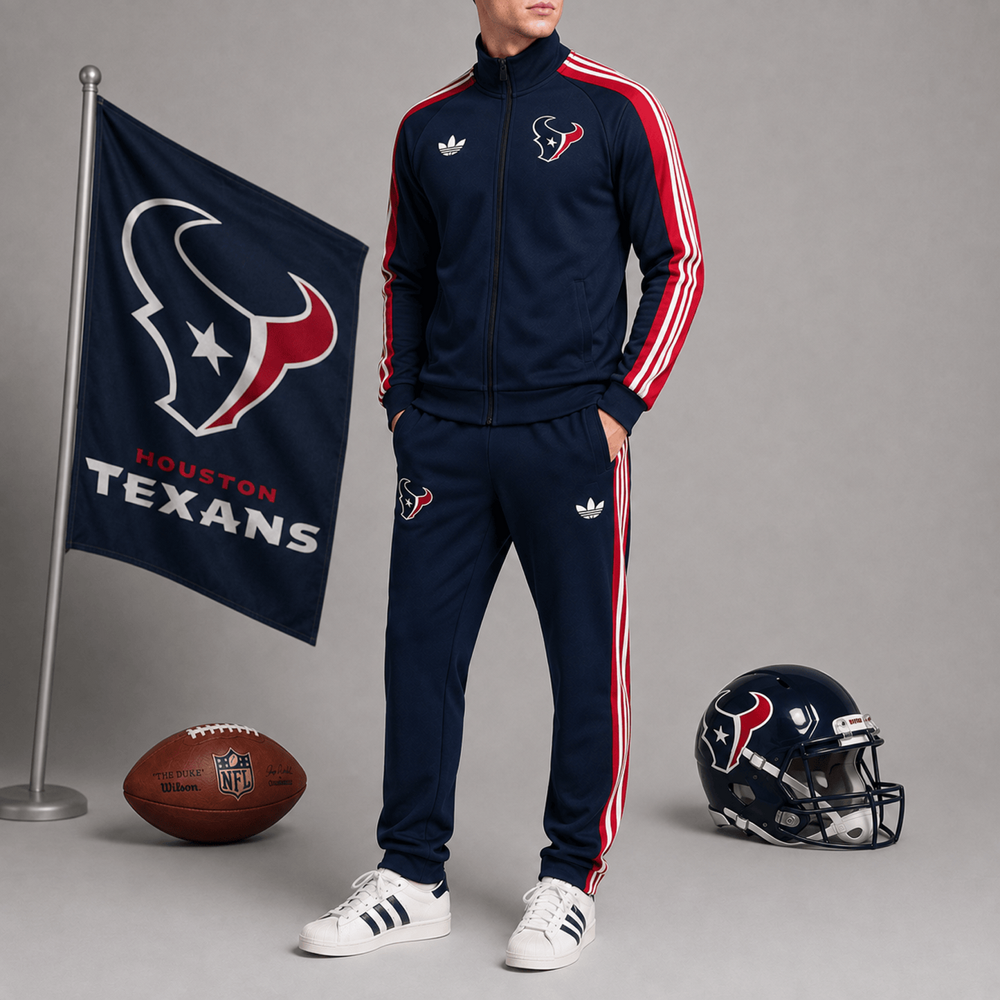 Premium NFL x HOU Game Day Jacket & Jogger Set