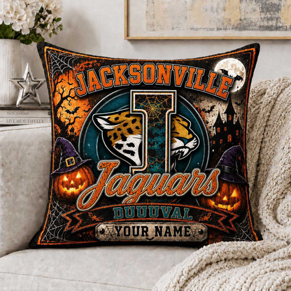 Premium NFL x JAX Spooky Season Fan Personalized Pillow