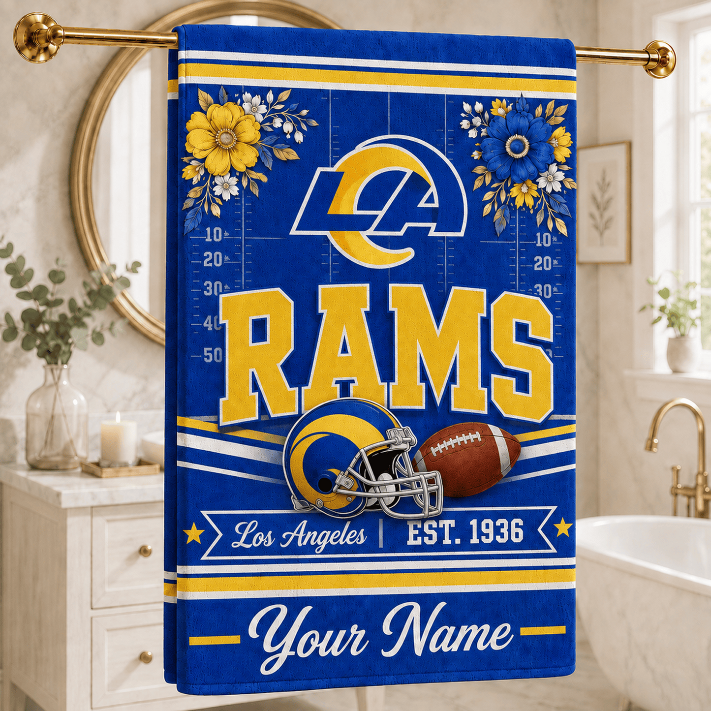 Premium NFL x LAR Game Day Garden Towels