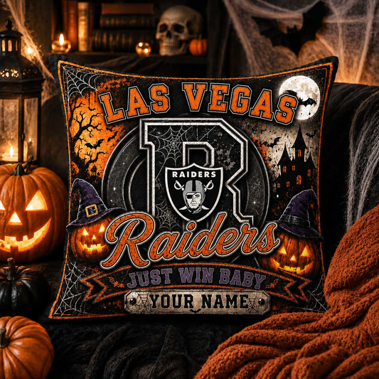 Premium NFL x LVR Spooky Season Fan Personalized Pillow