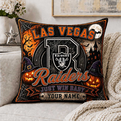 Premium NFL x LVR Spooky Season Fan Personalized Pillow