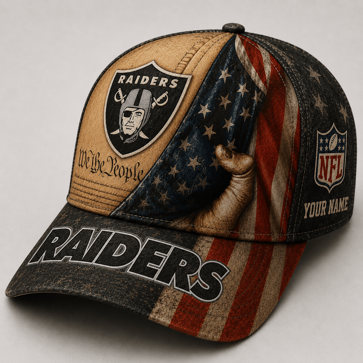 Premium NFL x LVR We The People Patriotic Flag Classic Cap