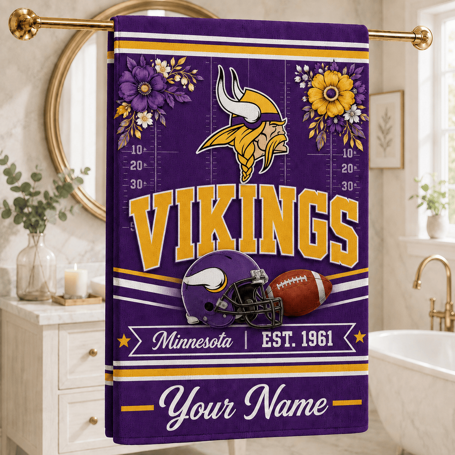 Premium NFL x MIN Game Day Garden Towels