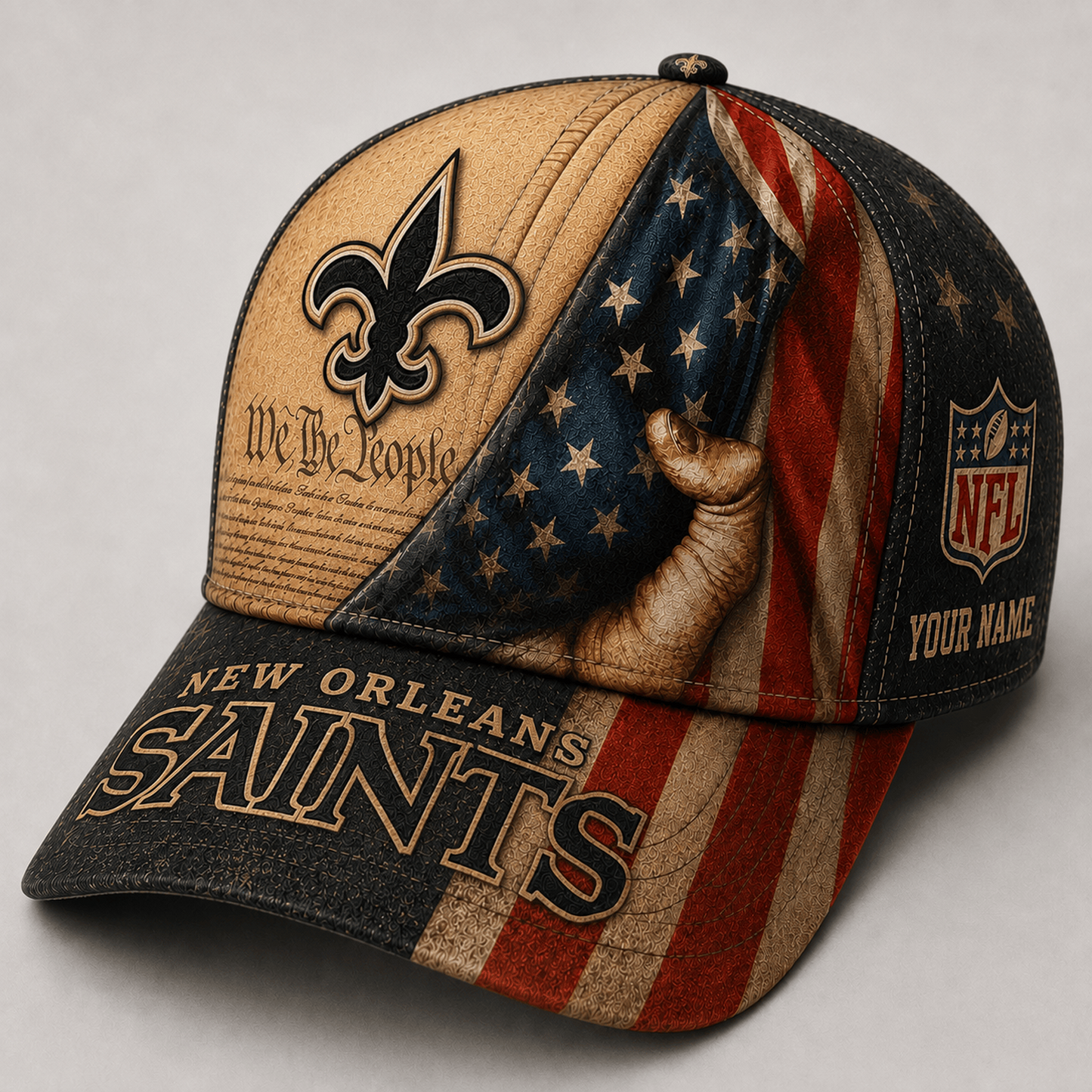 Premium NFL x NO We The People Patriotic Flag Classic Cap