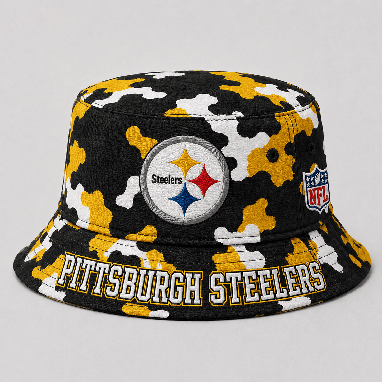 Premium NFL x PIT Camo Bucket Hat