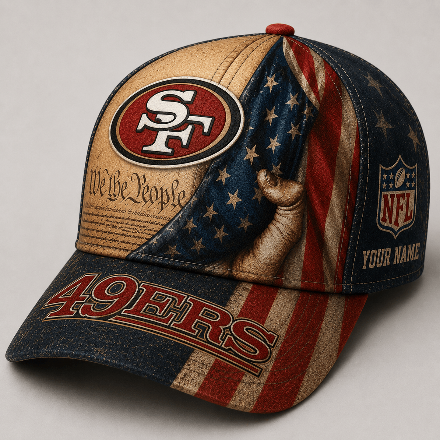 Premium NFL x SF We The People Patriotic Flag Classic Cap