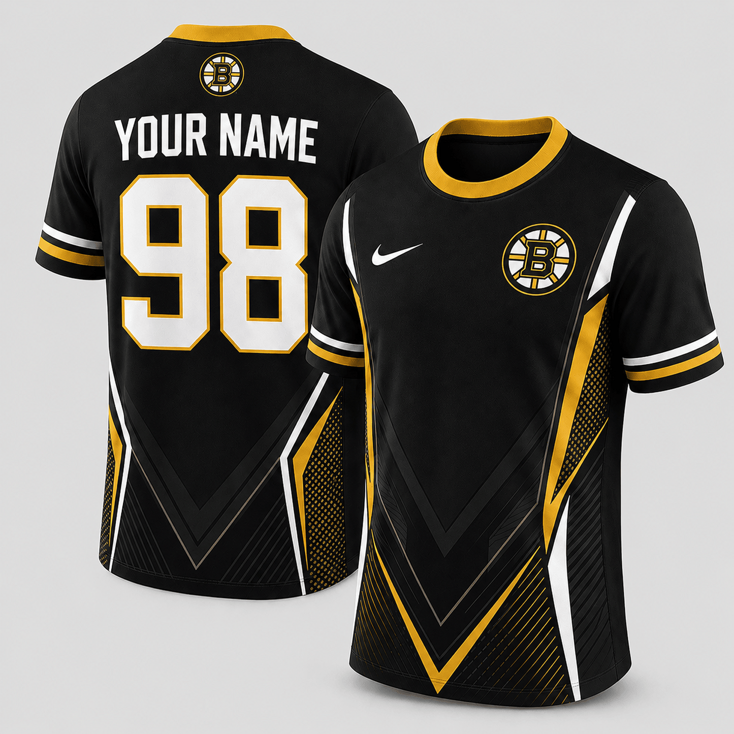 Premium NHL x BOS Personalized Game Day Fan Top T-Shirt