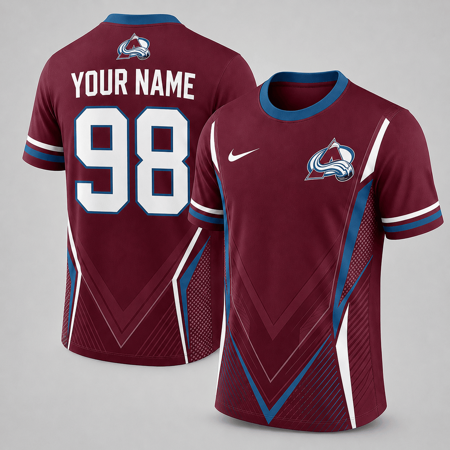 Premium NHL x COL Personalized Game Day Fan Top T-Shirt