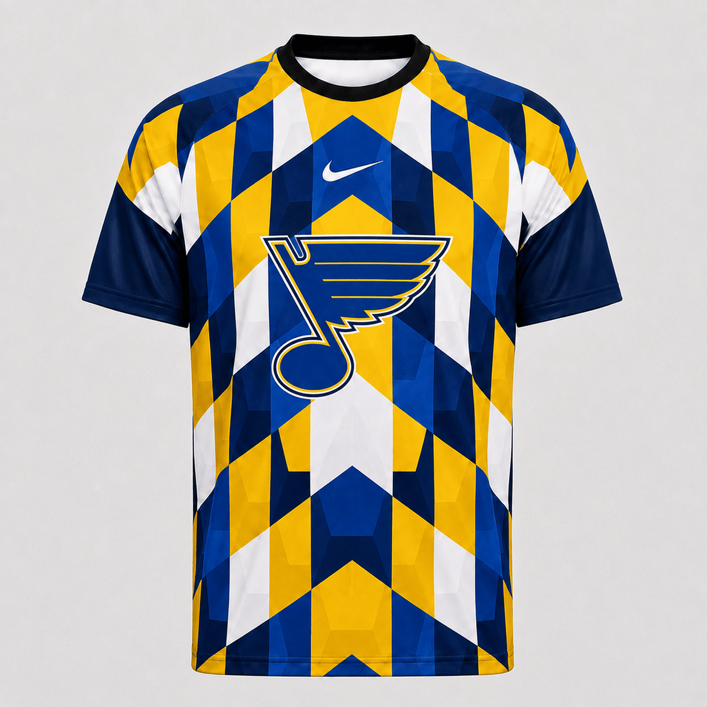 Premium NHL x STL Vintage Diamond Grid Hockey T-Shirt