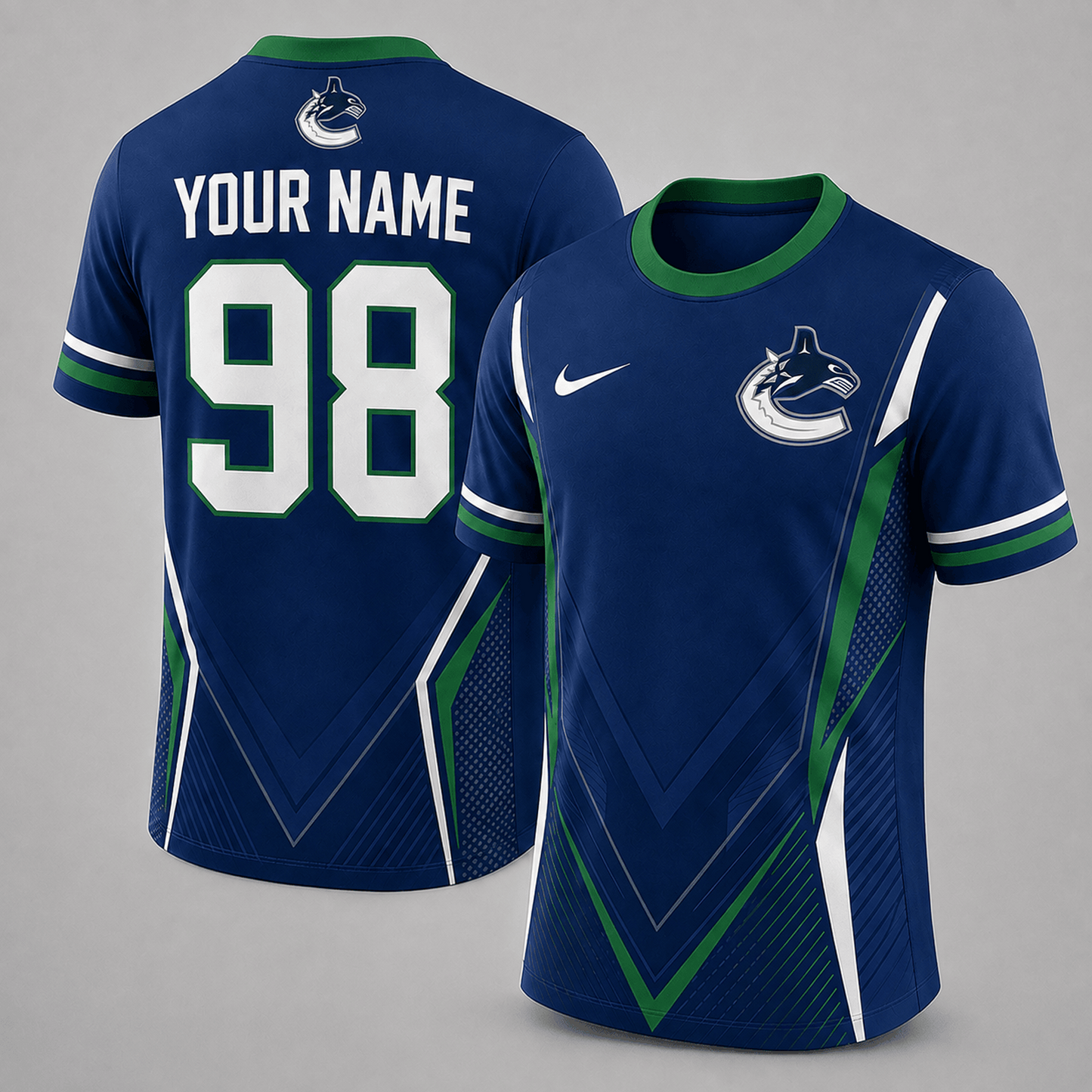 Premium NHL x VAN Personalized Game Day Fan Top T-Shirt