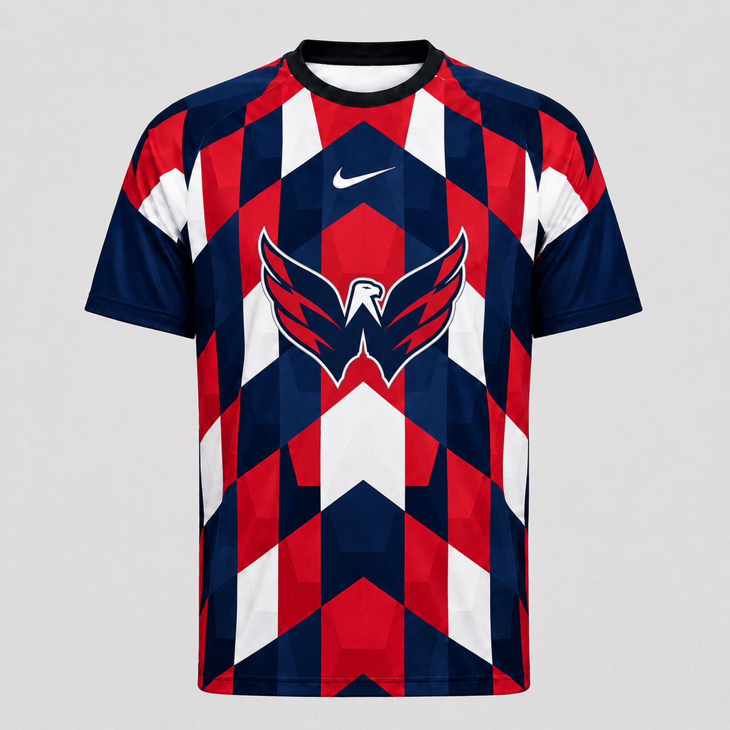 Premium NHL x WAS Vintage Diamond Grid Hockey T-Shirt