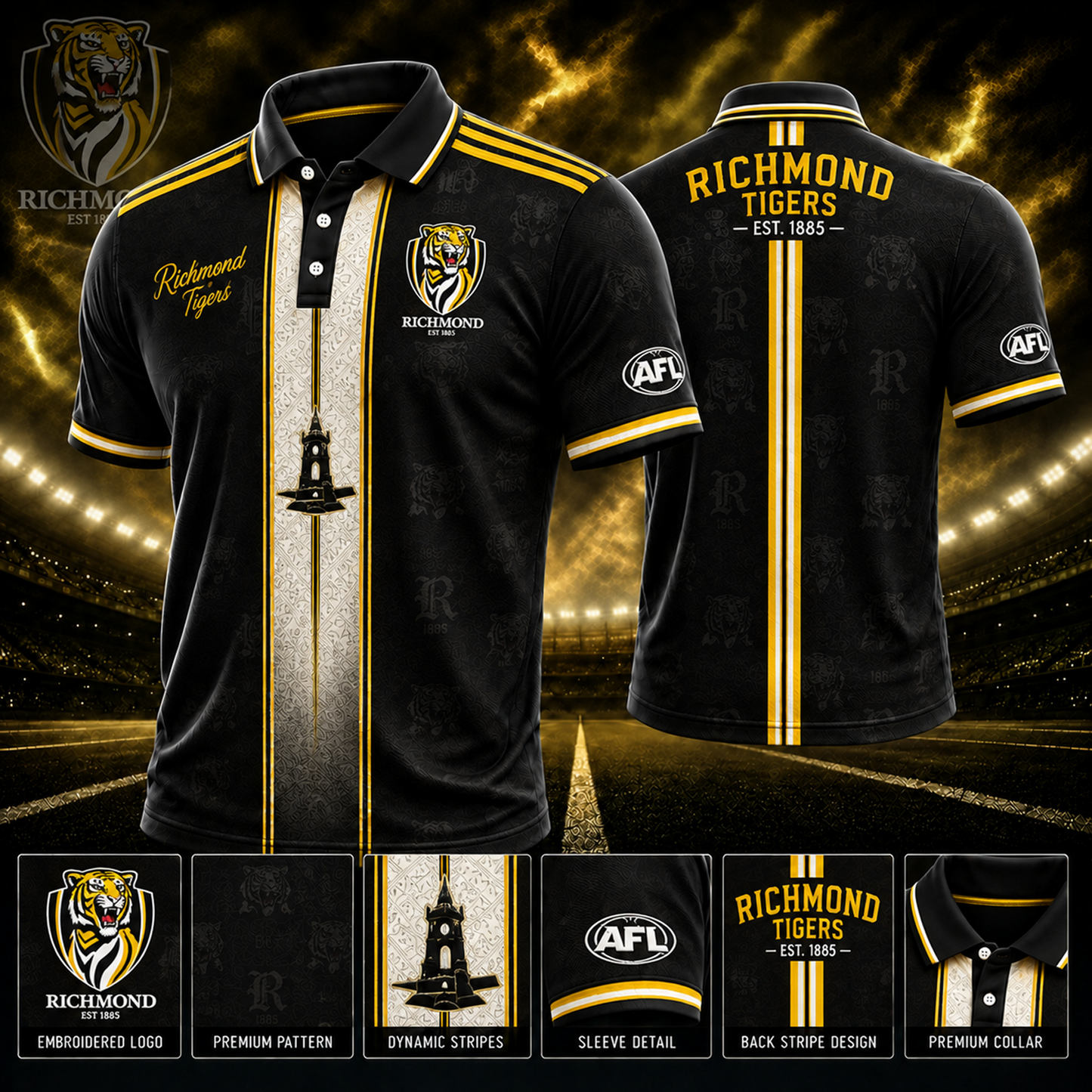 RIC x AFL Polo Shirt Limited Edition