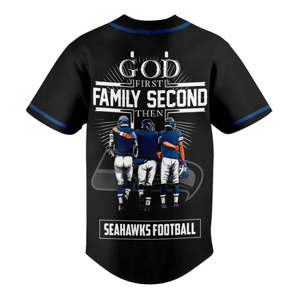 SEA x NFL God First, Family Second ƒ?? Faith & Brotherhood Football Jersey