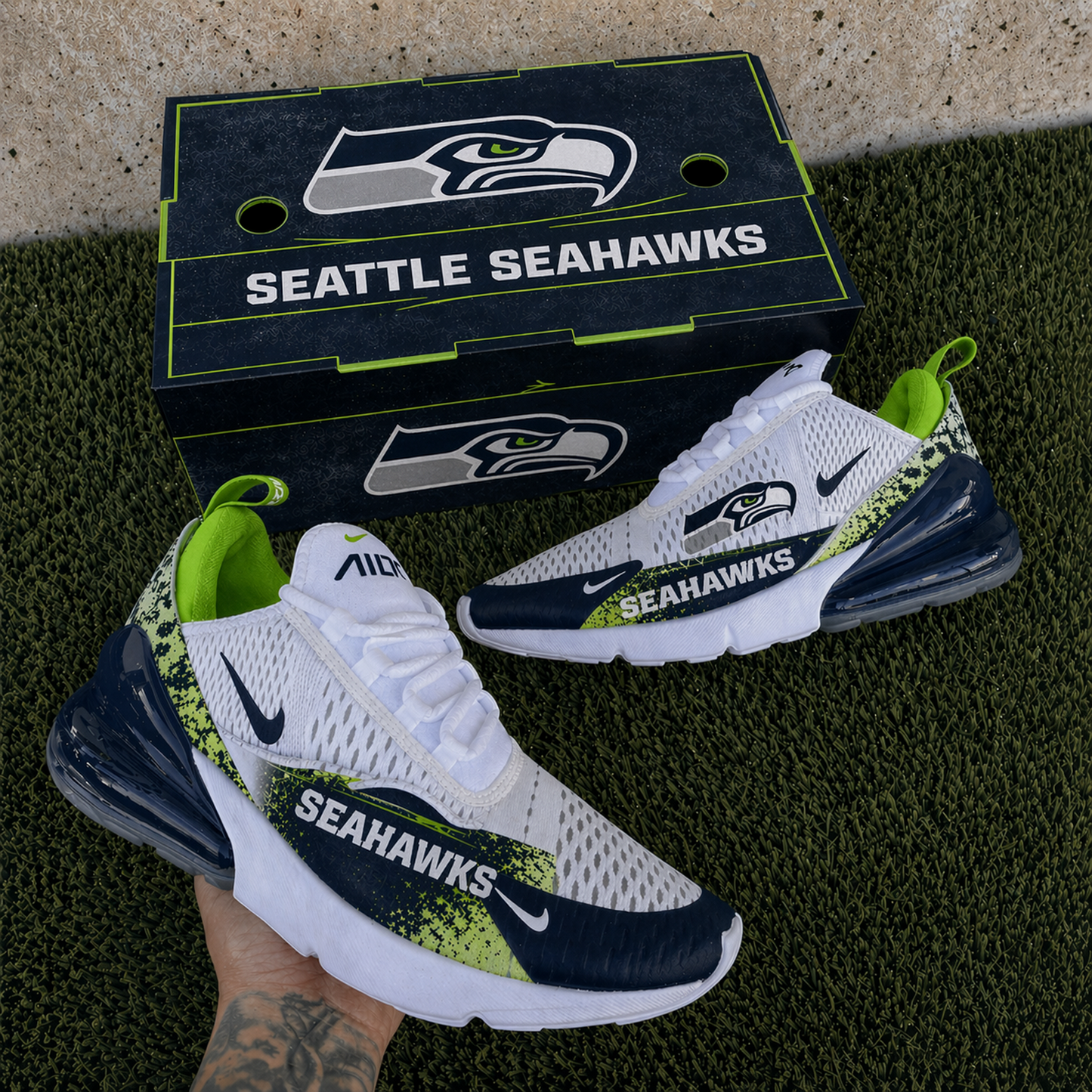 SEA x NFL Nike Air Max 270 Shoes