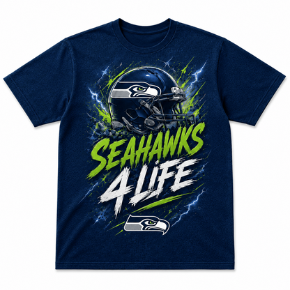 SEA x NFL Premium Fan For Life 3D Shirt