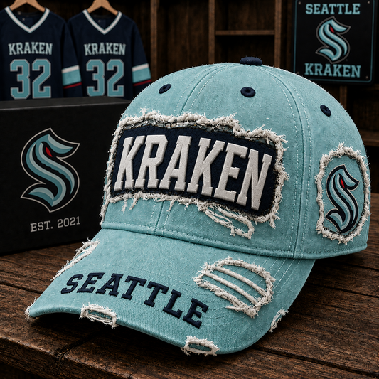SEA x NHL Premium Patch Cap