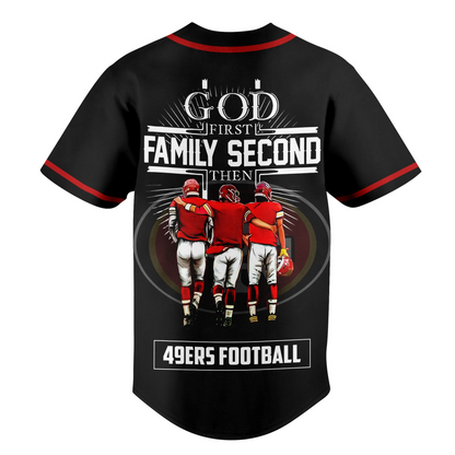 SF x NFL God First, Family Second ƒ?? Faith & Brotherhood Football Jersey