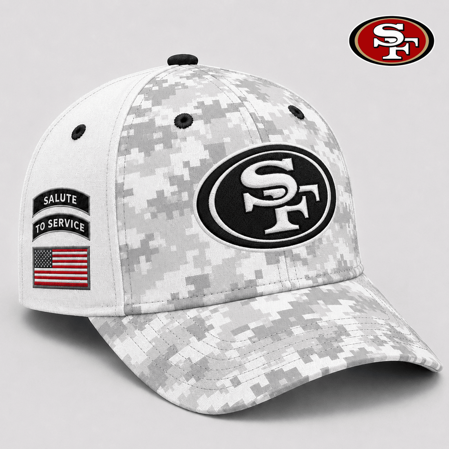 SF x NFL Premium Salute to Service Digital Camo Cap