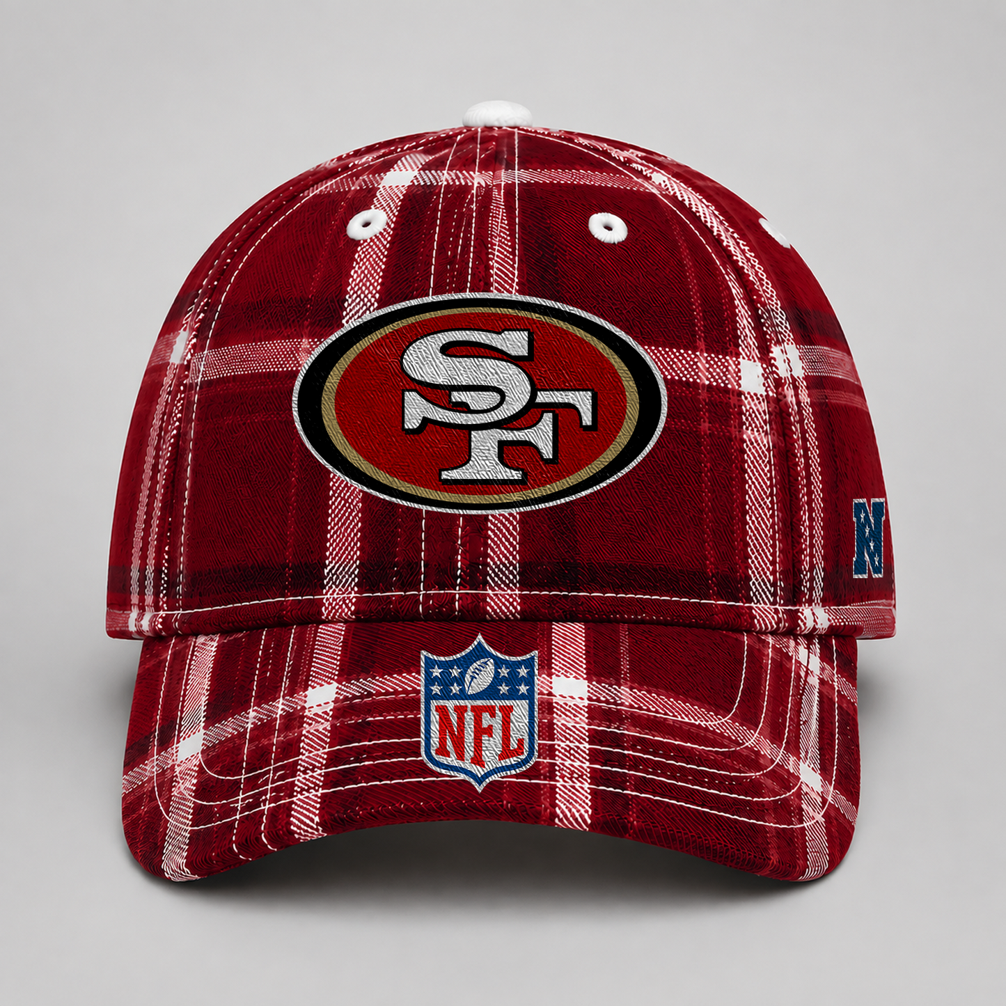 SF x NFL Premium Varsity Plaid Cap