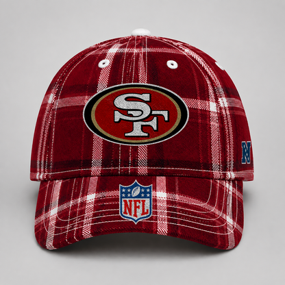 SF x NFL Premium Varsity Plaid Cap