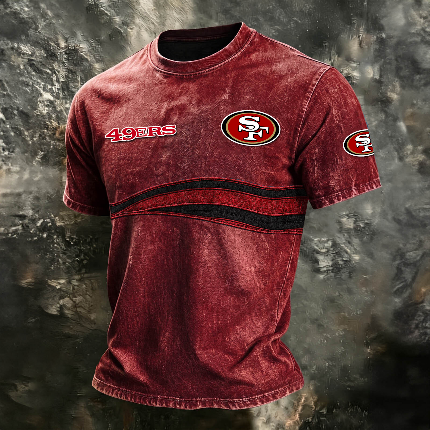SF x NFL Washed Cotton Retro Men's T-shirt