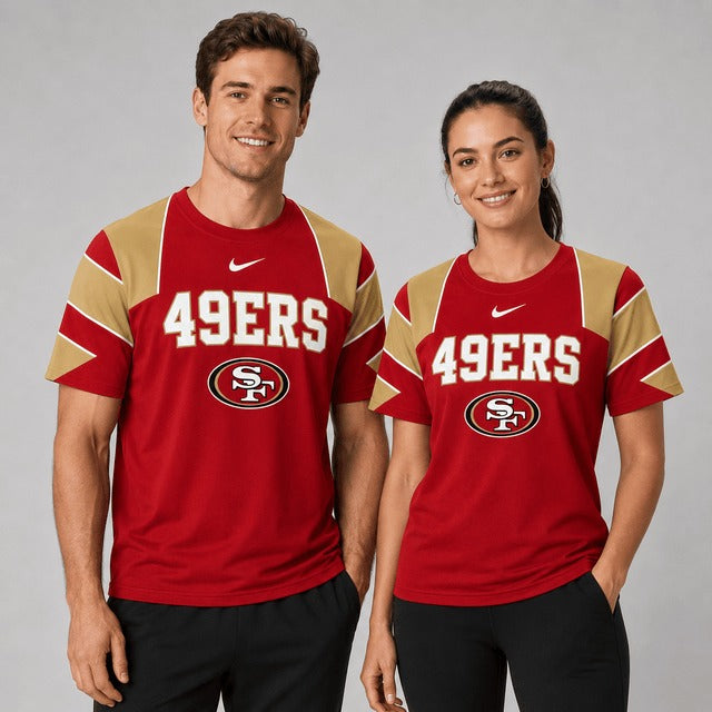 SF49 Premium NFL Game Day Spirit Vintage Graphic Tee Tailgate T-Shirt