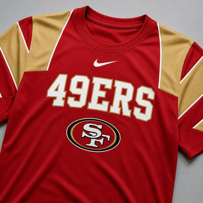 SF49 Premium NFL Game Day Spirit Vintage Graphic Tee Tailgate T-Shirt