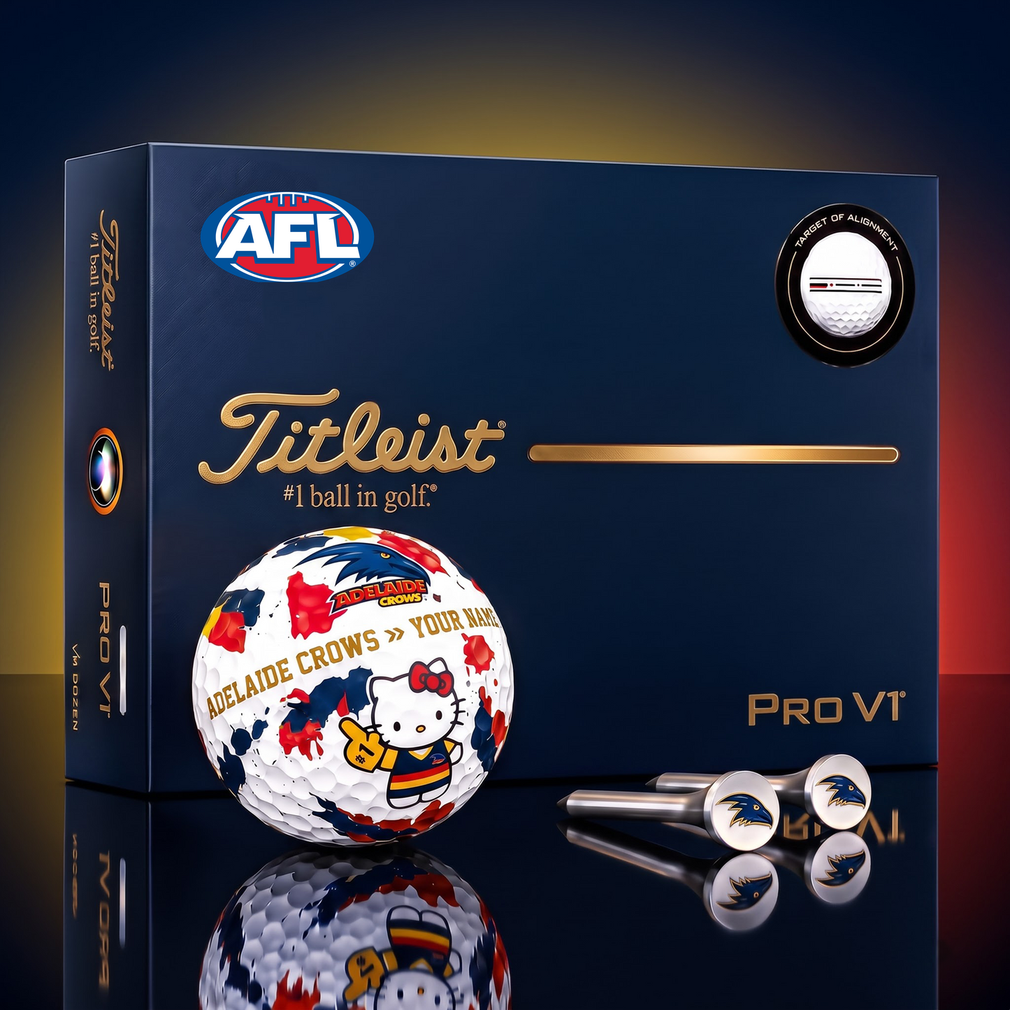 SIGNATURE AFL X AC HELLO KITTY 50TH ANNIVERSARY ELITE GOLF BALL SET â€“ LIMITED EDITION