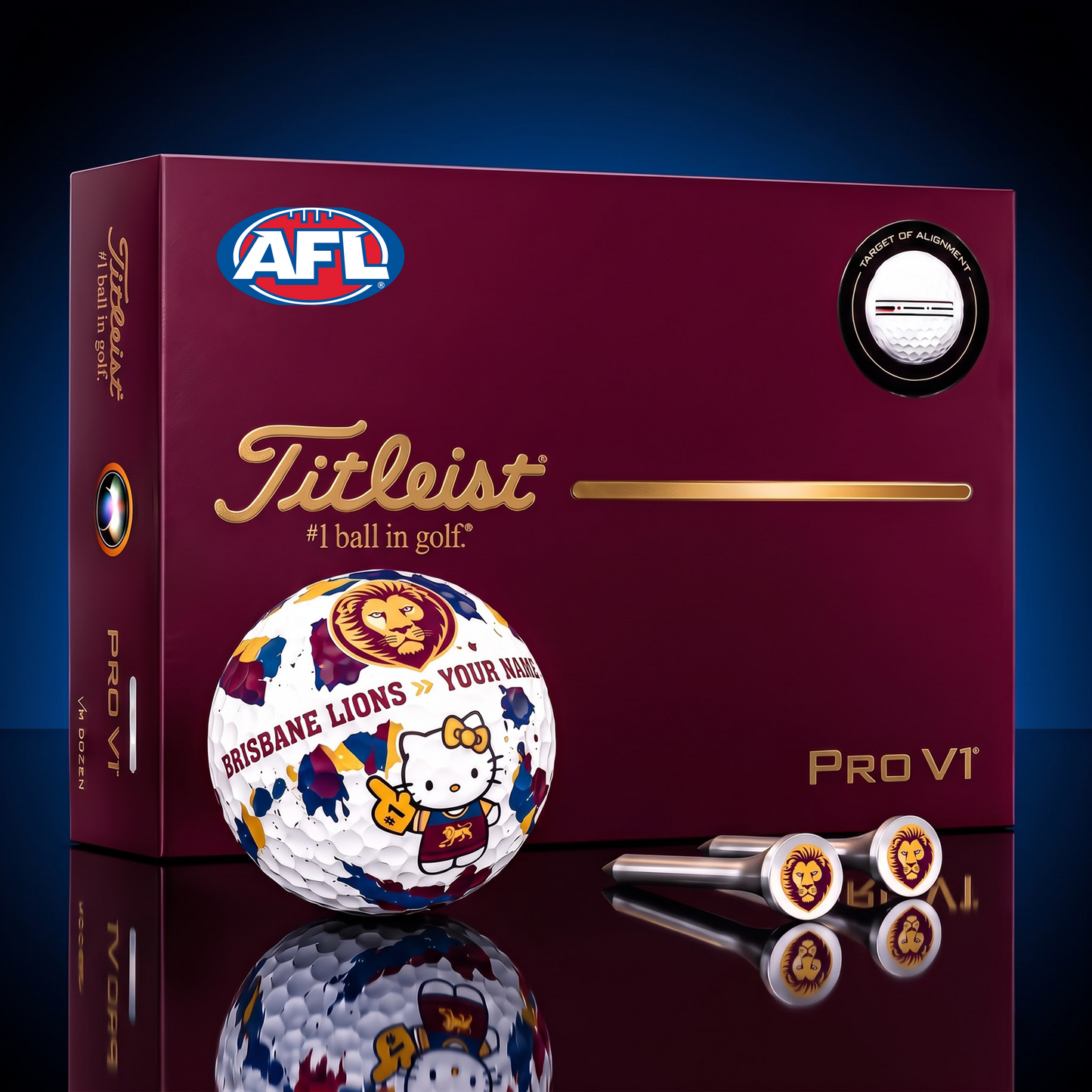 SIGNATURE AFL X BL HELLO KITTY 50TH ANNIVERSARY ELITE GOLF BALL SET â€“ LIMITED EDITION