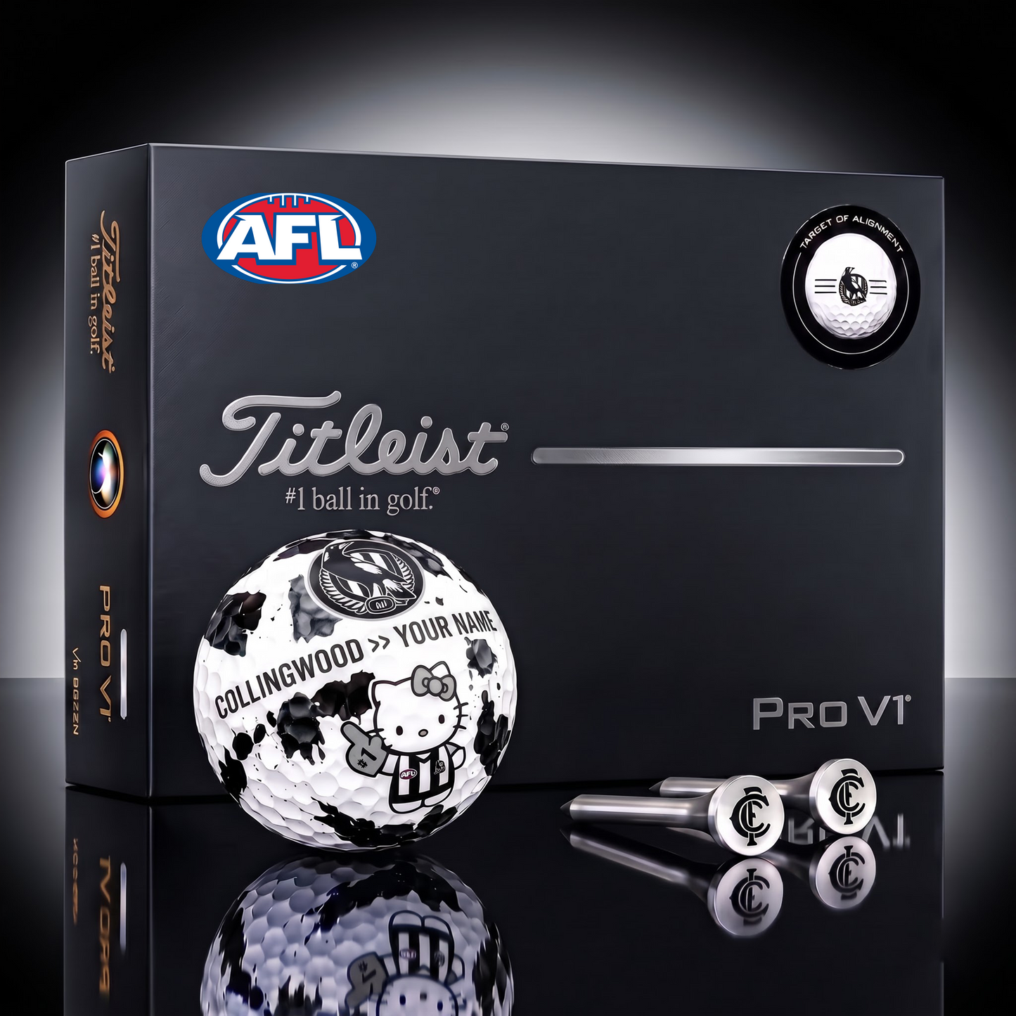 SIGNATURE AFL X COL HELLO KITTY 50TH ANNIVERSARY ELITE GOLF BALL SET â€“ LIMITED EDITION