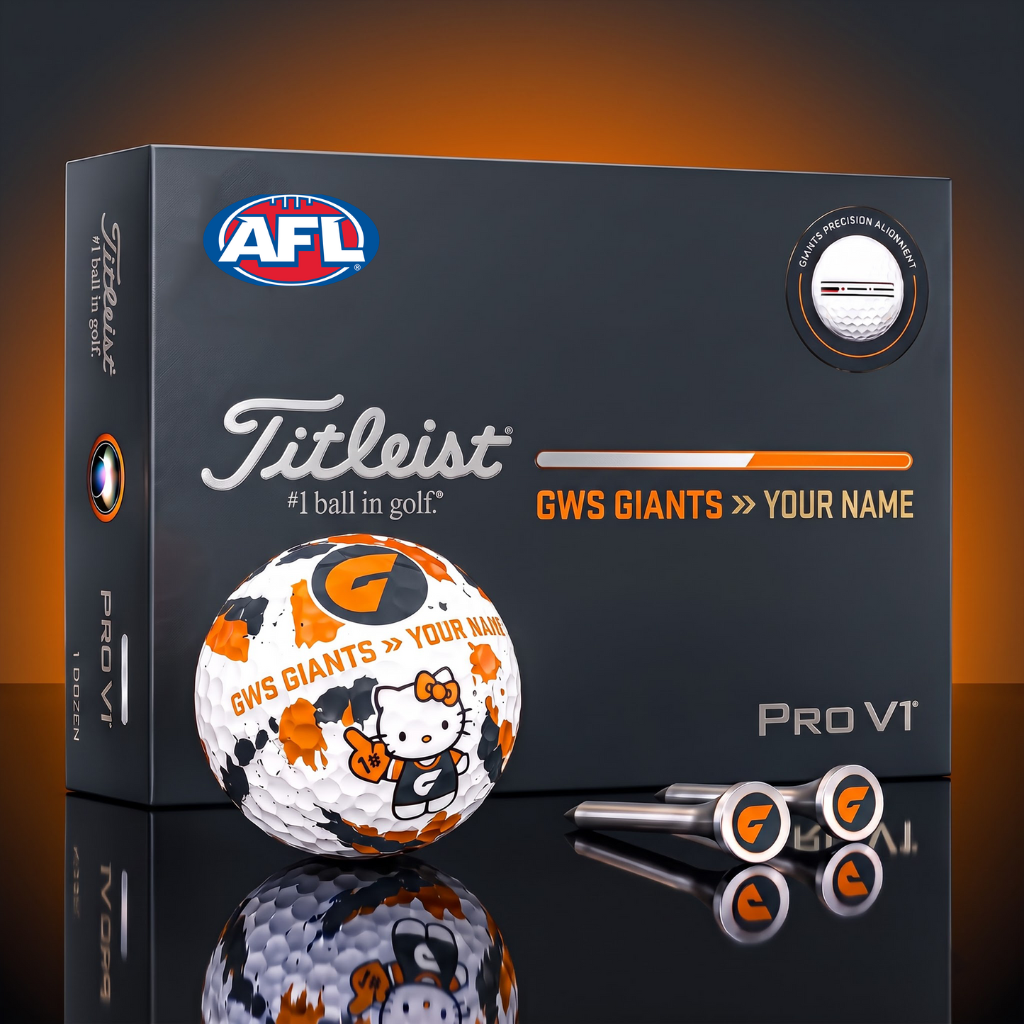 SIGNATURE AFL X GG HELLO KITTY 50TH ANNIVERSARY ELITE GOLF BALL SET â€“ LIMITED EDITION