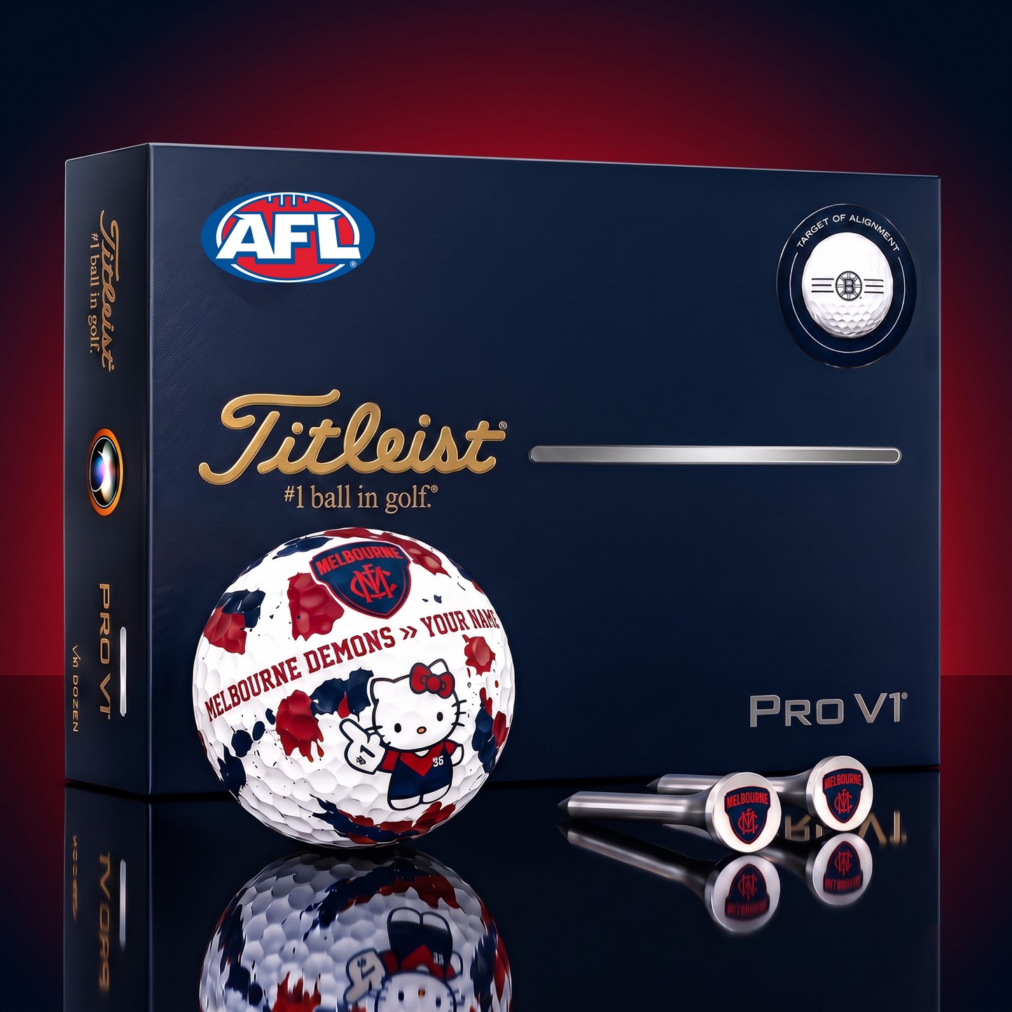 SIGNATURE AFL X MD HELLO KITTY 50TH ANNIVERSARY ELITE GOLF BALL SET â€“ LIMITED EDITION
