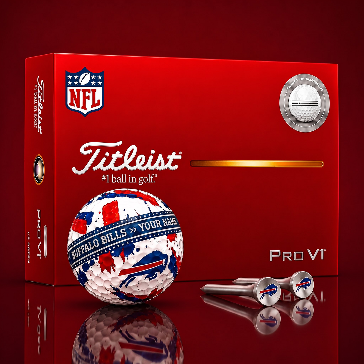 SIGNATURE NFL X BB DELUXE PERSONALIZED GOLF BALL  LIMITED EDITION