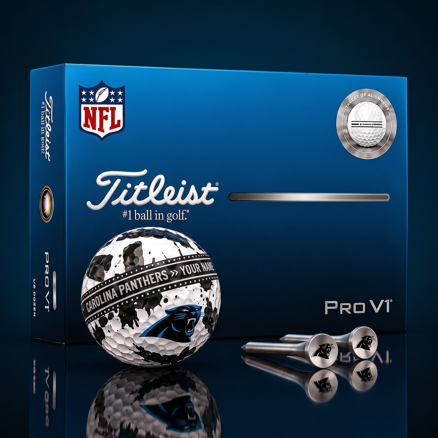 SIGNATURE NFL X CP DELUXE PERSONALIZED GOLF BALL  LIMITED EDITION