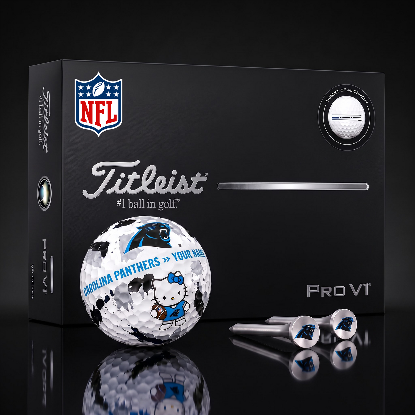 SIGNATURE NFL X CP HELLO KITTY 50TH ANNIVERSARY ELITE GOLF BALL SET â€“ LIMITED EDITION