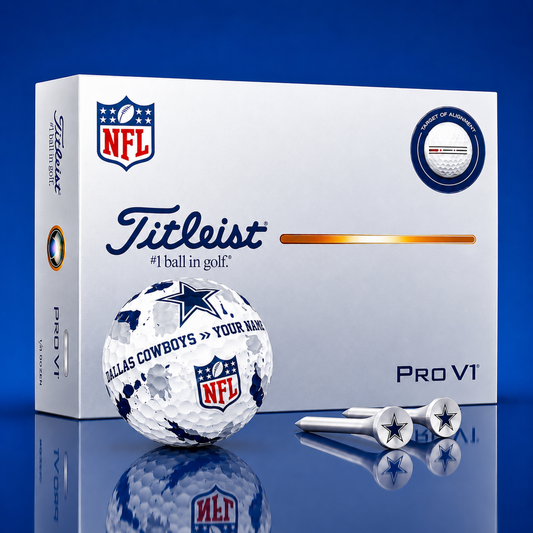 SIGNATURE NFL X DC DELUXE PERSONALIZED GOLF BALL SET LIMITED EDITION V2