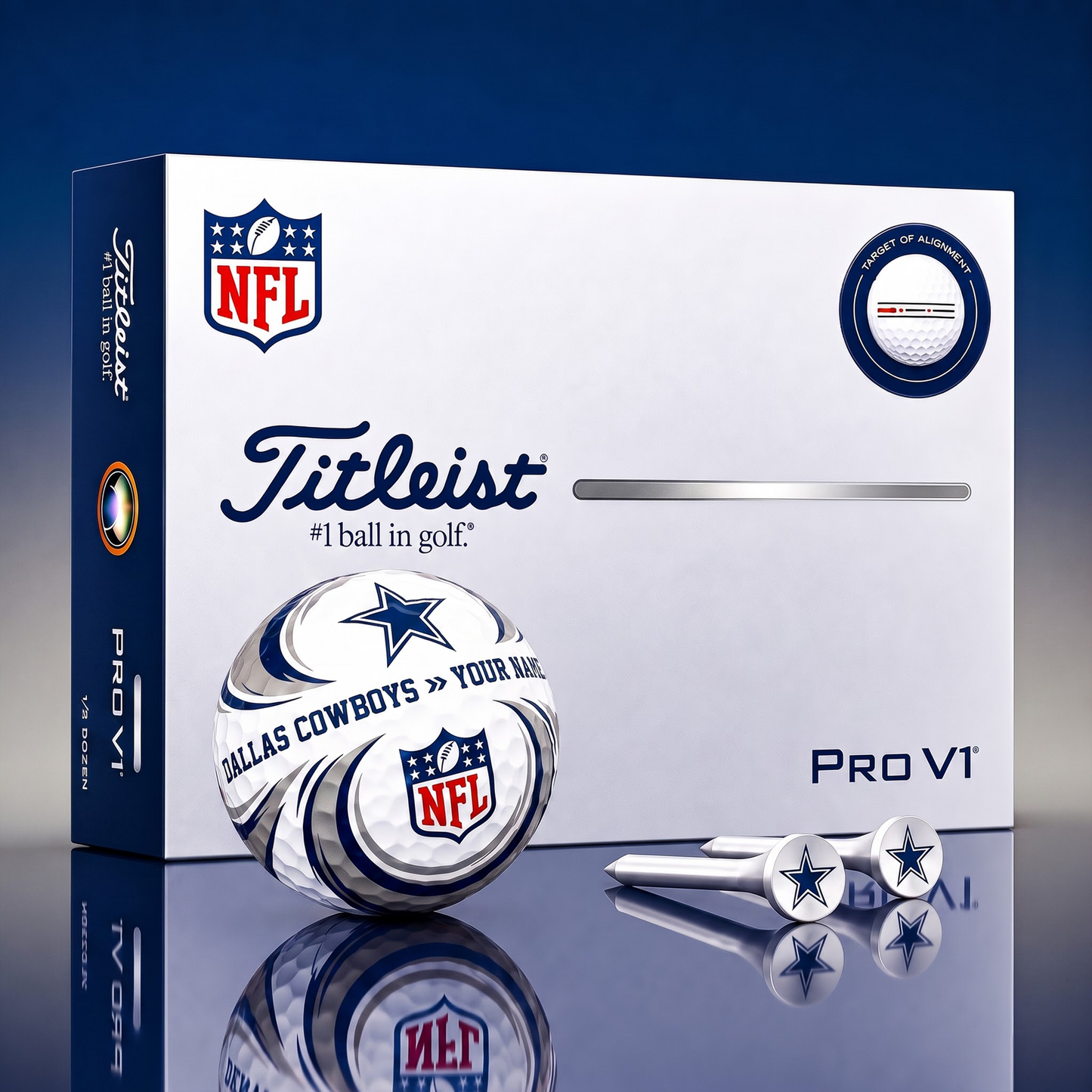 SIGNATURE NFL X DC DELUXE PERSONALIZED GOLF BALL  LIMITED EDITION V3