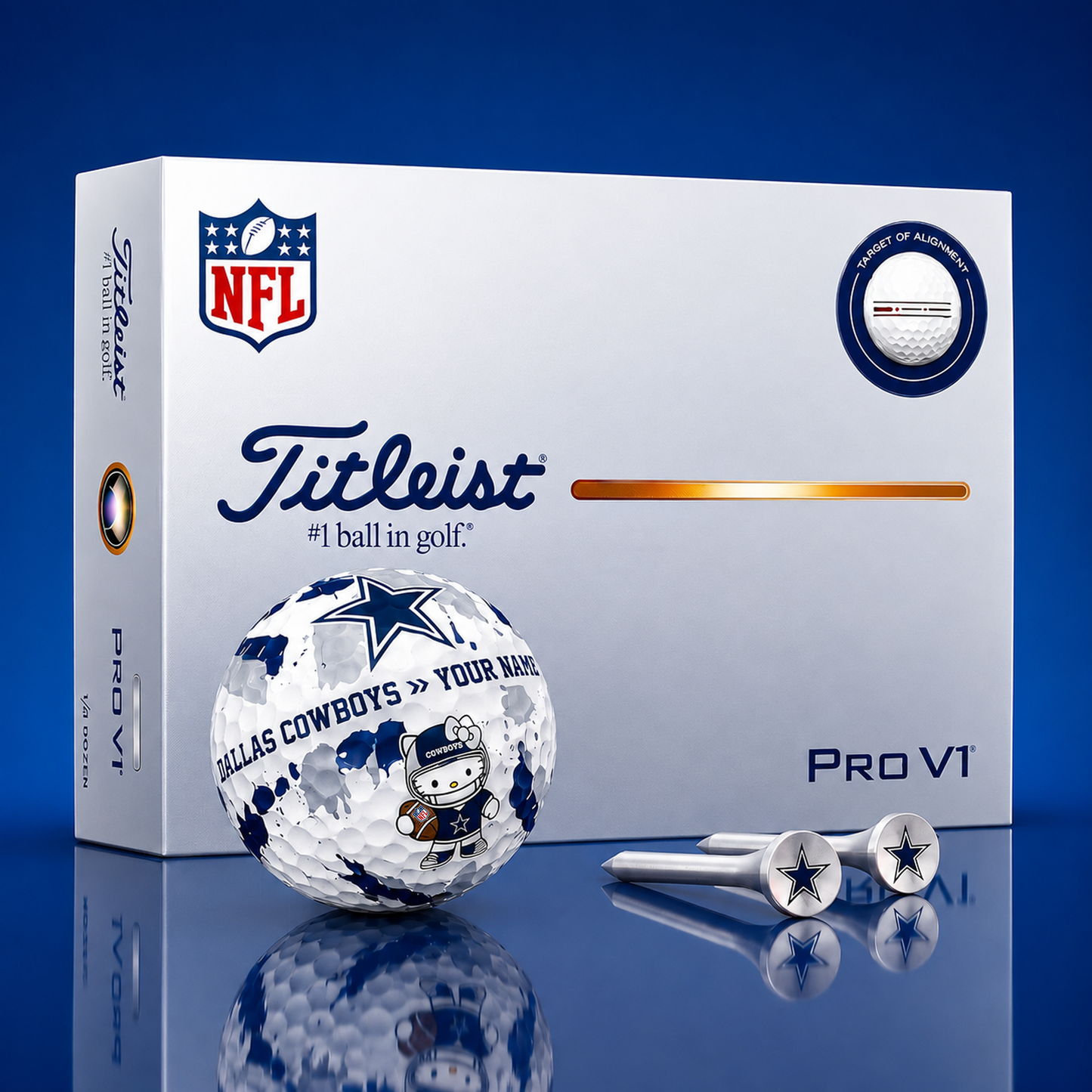 SIGNATURE NFL X DC HELLO KITTY 50TH ANNIVERSARY ELITE GOLF BALL SET â€“ LIMITED EDITION