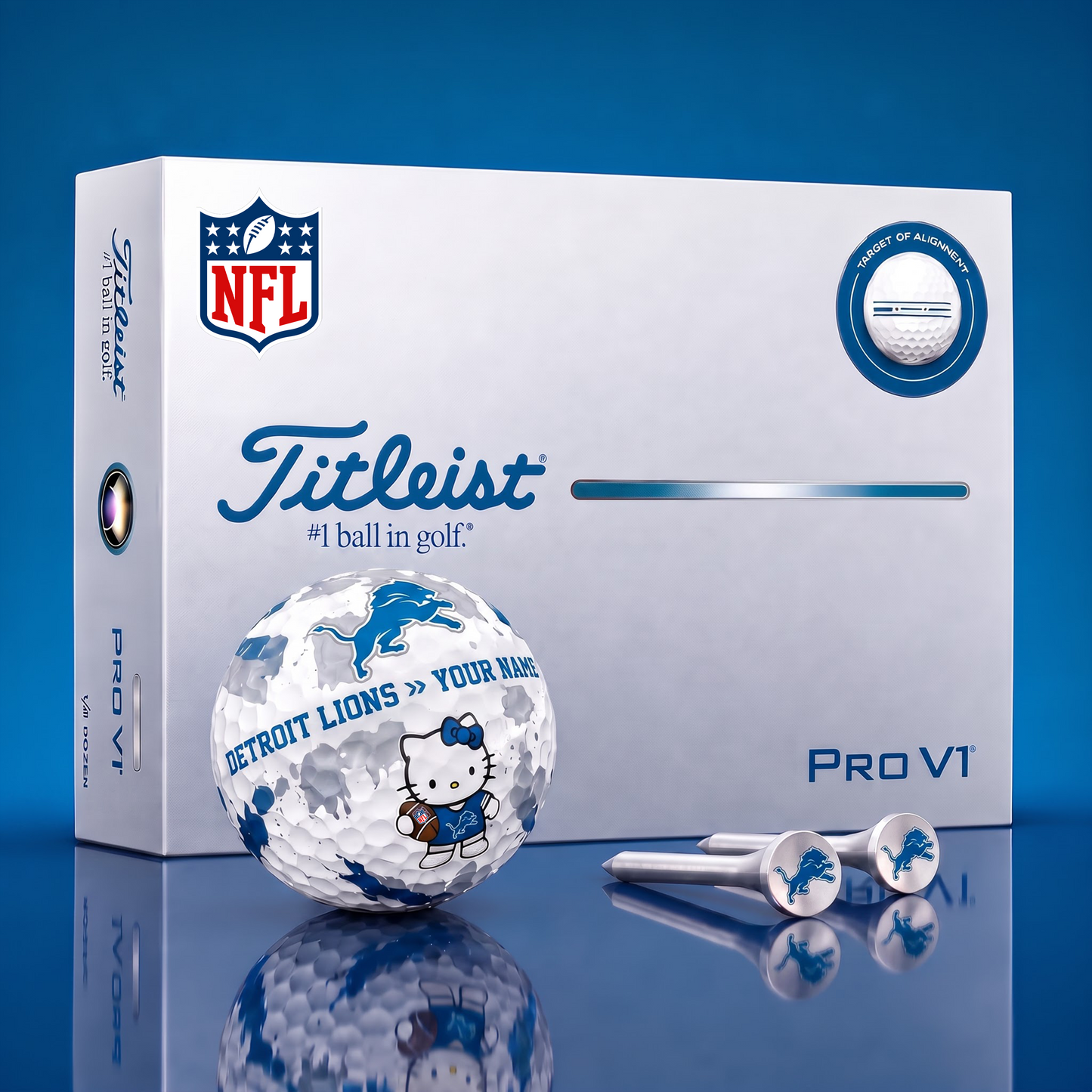 SIGNATURE NFL X DL HELLO KITTY 50TH ANNIVERSARY ELITE GOLF BALL SET â€“ LIMITED EDITION