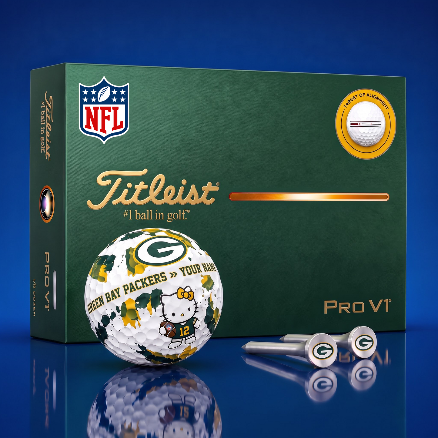 SIGNATURE NFL X GBP HELLO KITTY 50TH ANNIVERSARY ELITE GOLF BALL SET â€“ LIMITED EDITION