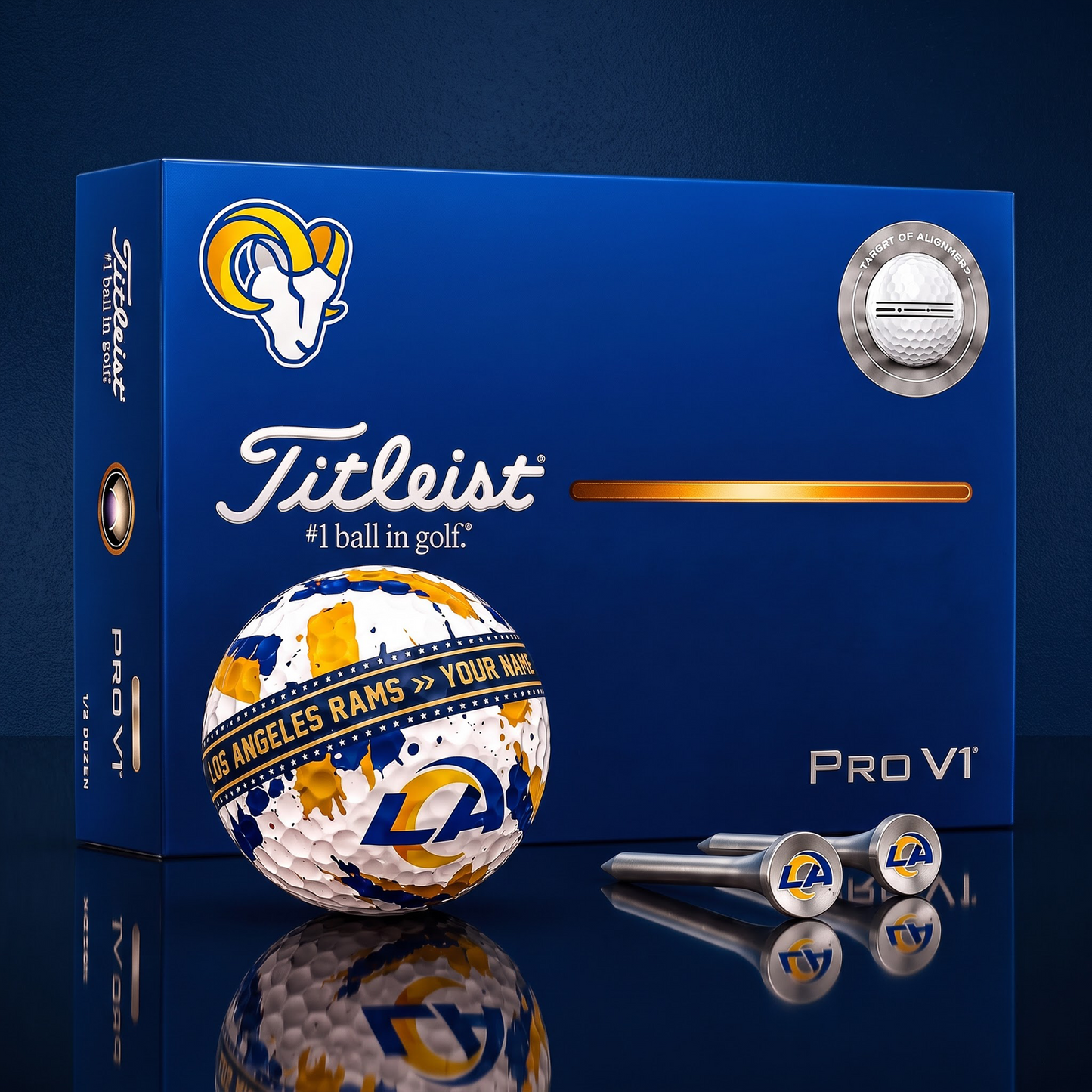 SIGNATURE NFL X LAR DELUXE PERSONALIZED GOLF BALL  LIMITED EDITION