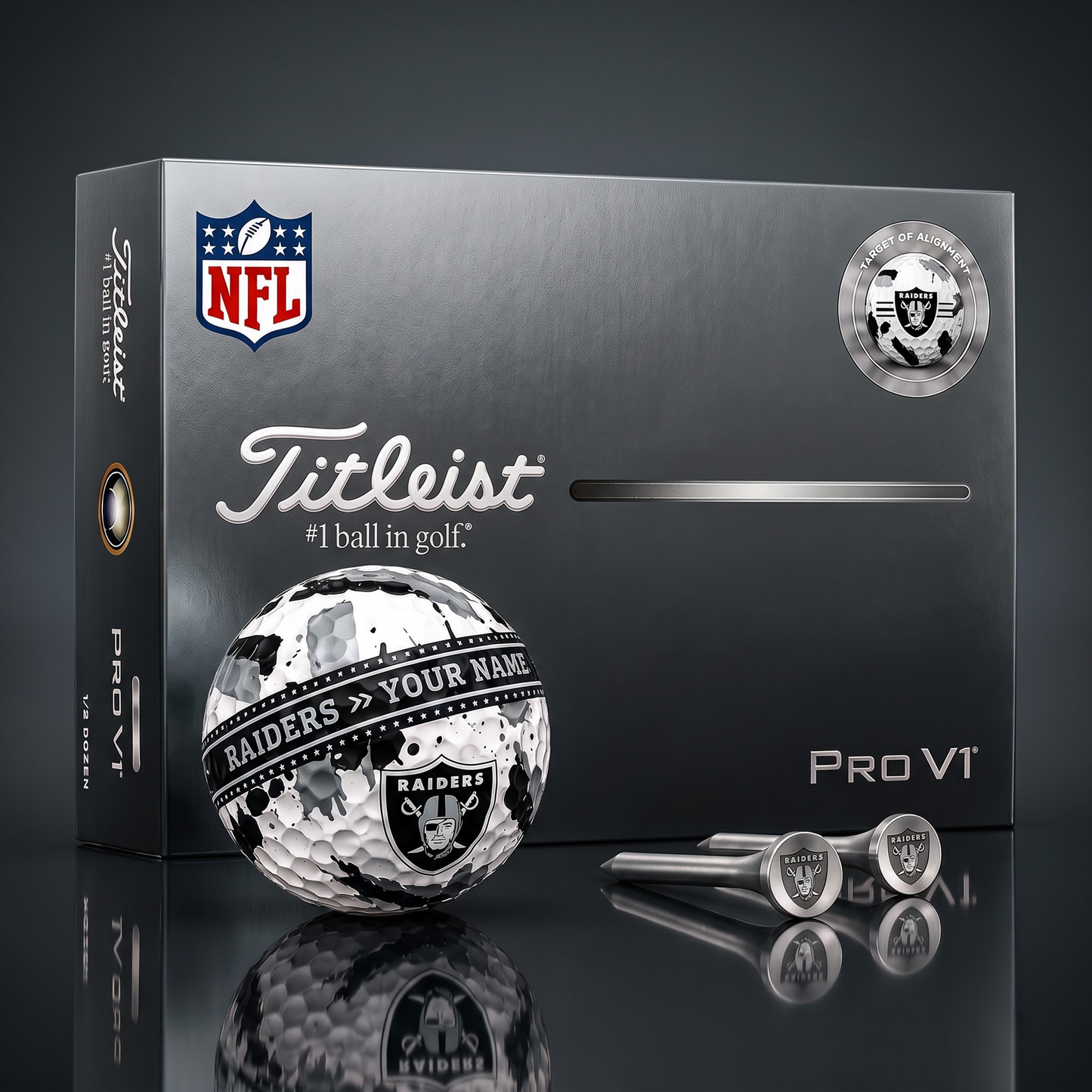 SIGNATURE NFL X LVR DELUXE PERSONALIZED GOLF BALL  LIMITED EDITION
