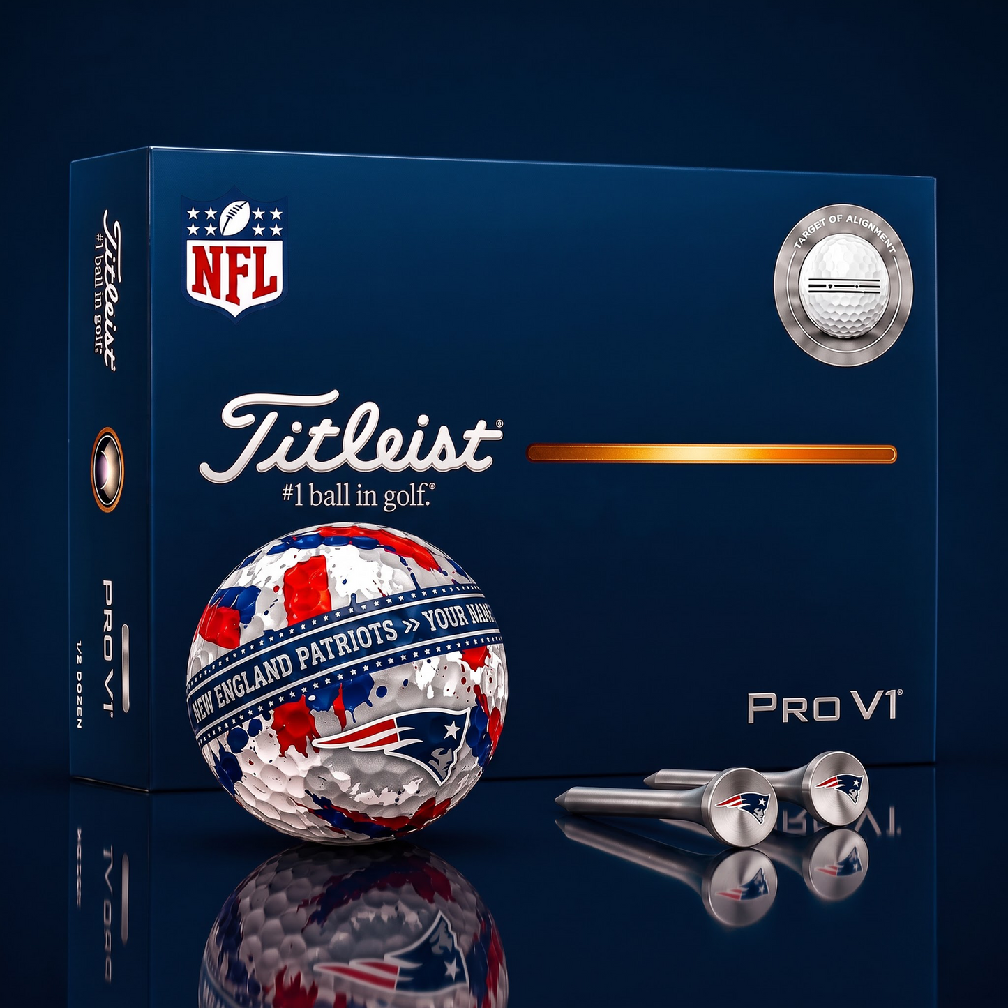 SIGNATURE NFL X NEP DELUXE PERSONALIZED GOLF BALL LIMITED EDITION