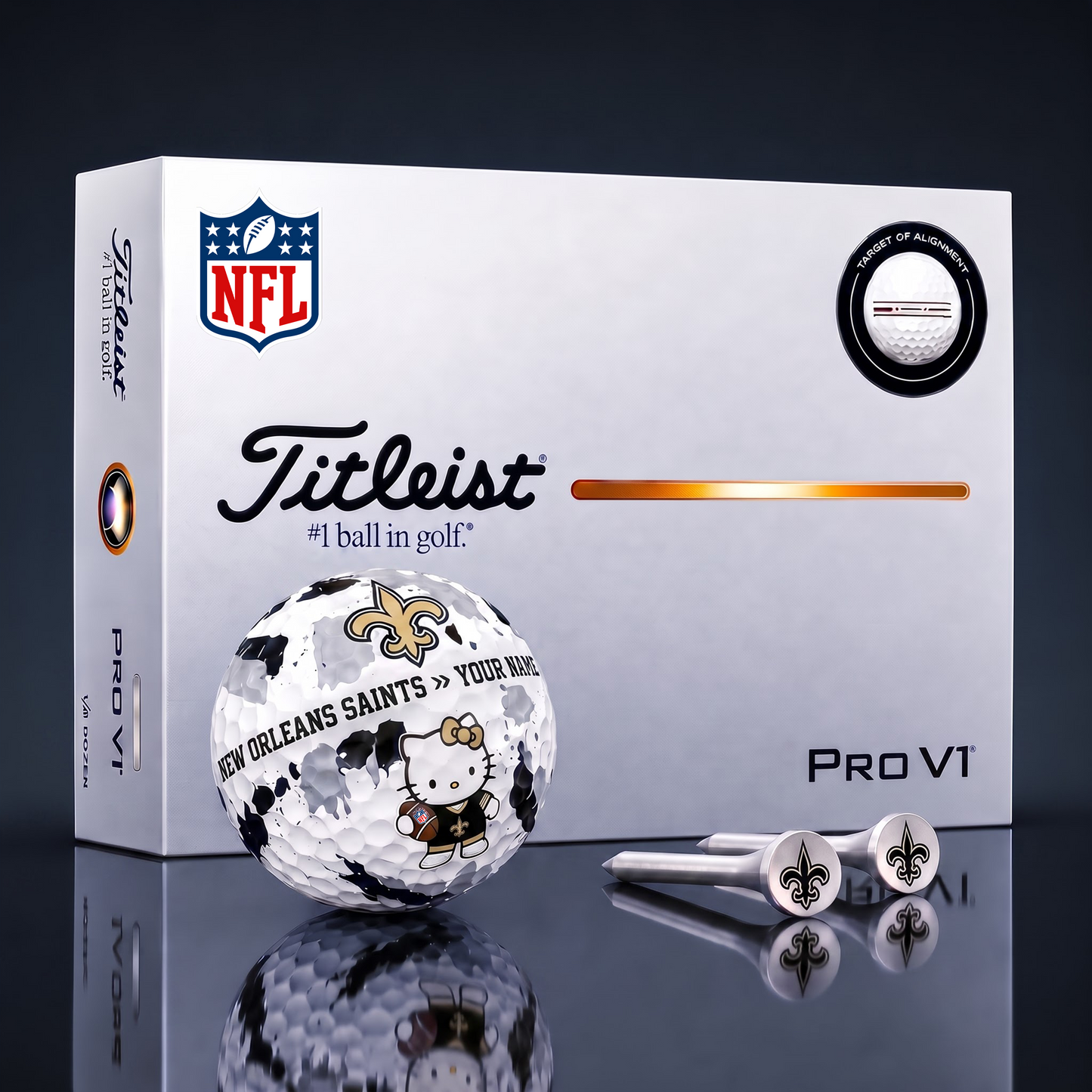 SIGNATURE NFL X NOS HELLO KITTY 50TH ANNIVERSARY ELITE GOLF BALL SET â€“ LIMITED EDITION