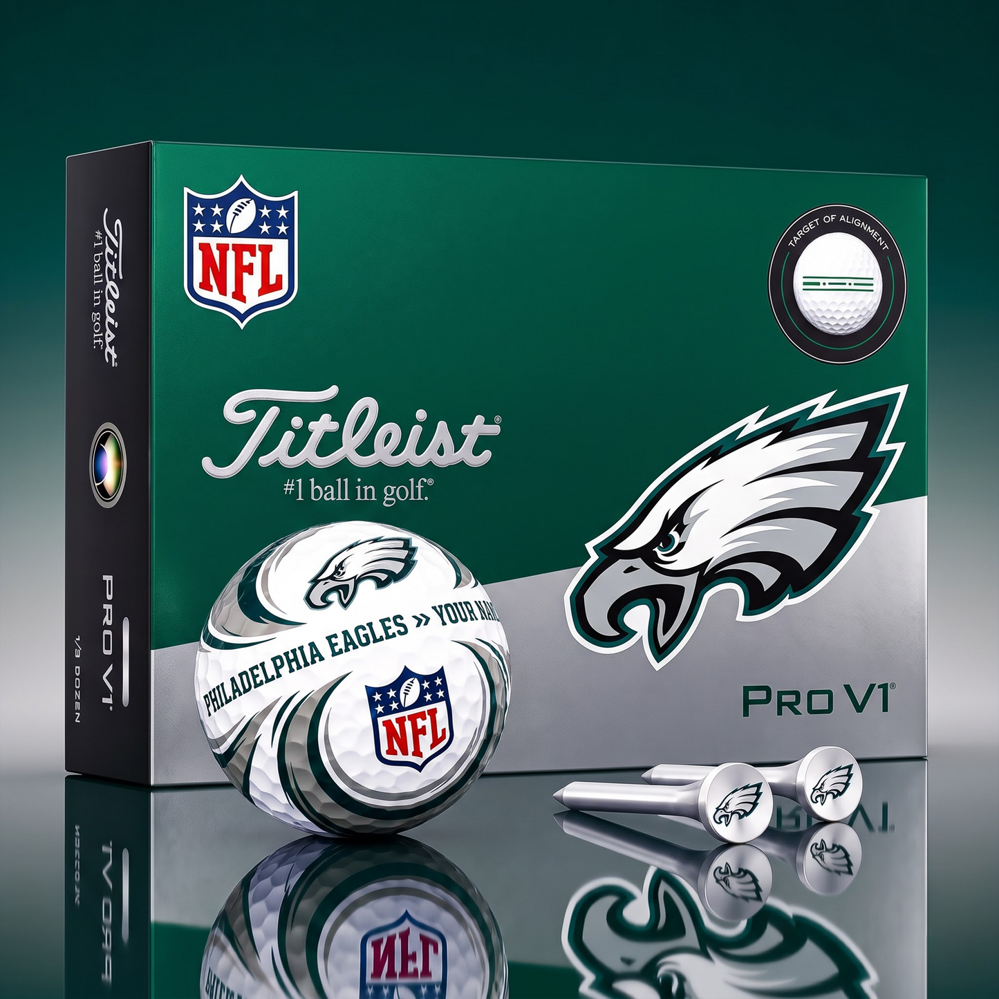 SIGNATURE NFL X PE DELUXE PERSONALIZED GOLF BALL  LIMITED EDITION V3