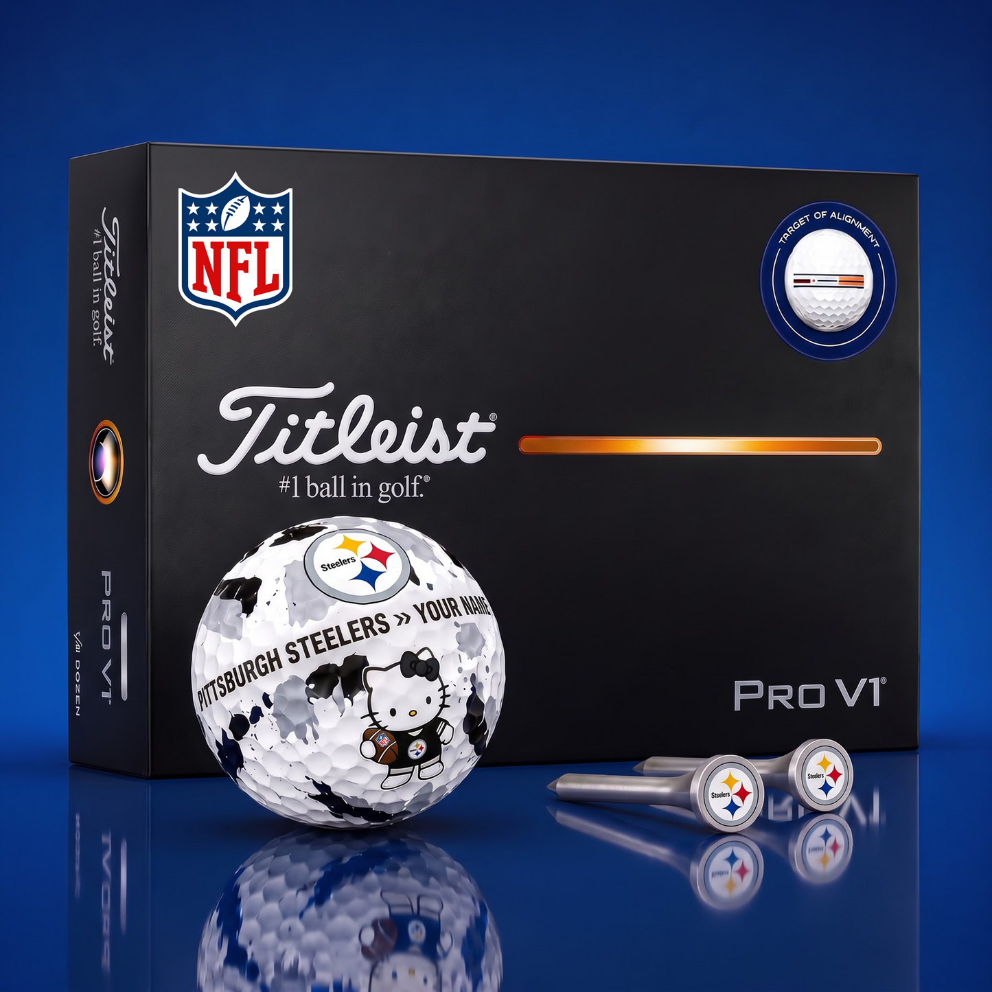 SIGNATURE NFL X PS HELLO KITTY 50TH ANNIVERSARY ELITE GOLF BALL SET â€“ LIMITED EDITION
