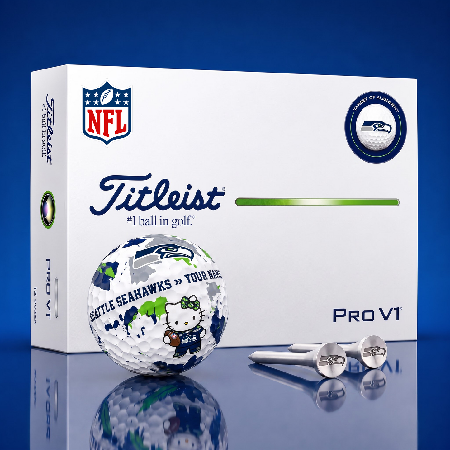 SIGNATURE NFL X SS HELLO KITTY 50TH ANNIVERSARY ELITE GOLF BALL SET â€“ LIMITED EDITION