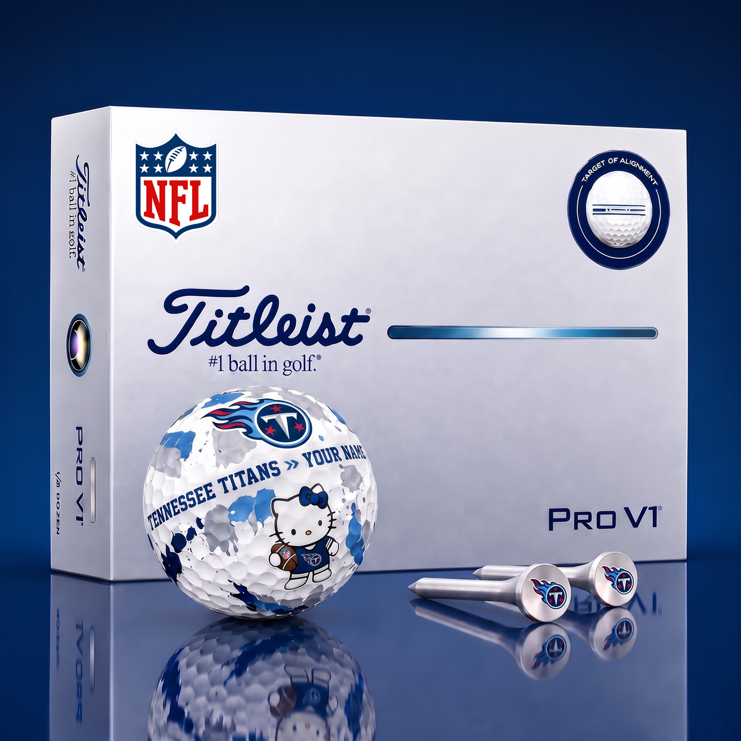SIGNATURE NFL X TT HELLO KITTY 50TH ANNIVERSARY ELITE GOLF BALL SET â€“ LIMITED EDITION