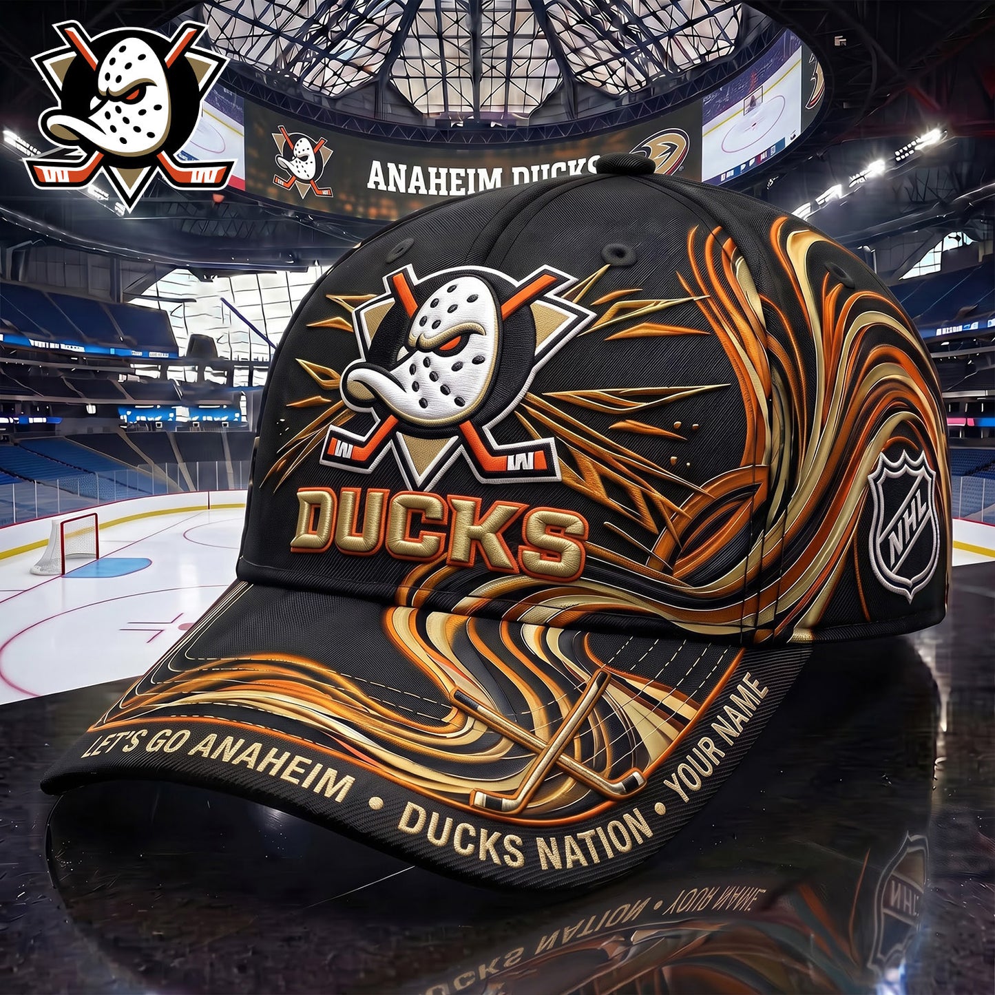 SIGNATURE NHL X AD EXCLUSIVE PERSONALIZED CAP FOR GAME DAY V3