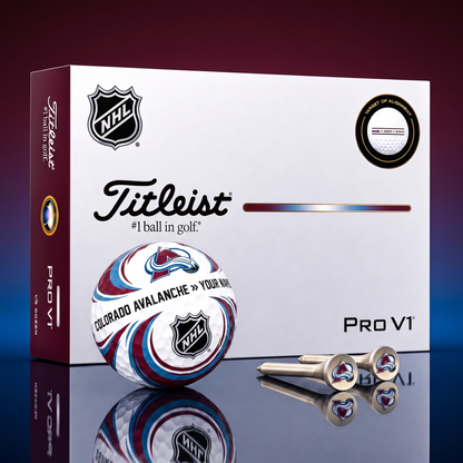 SIGNATURE NHL X CA DELUXE PERSONALIZED GOLF BALL LIMITED EDITION V3